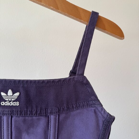 Adidas x Ksenia Schnaider Denim Corset Top – Trace Purple | US 6 / UK 8 | NWOT - Picture 14 of 16